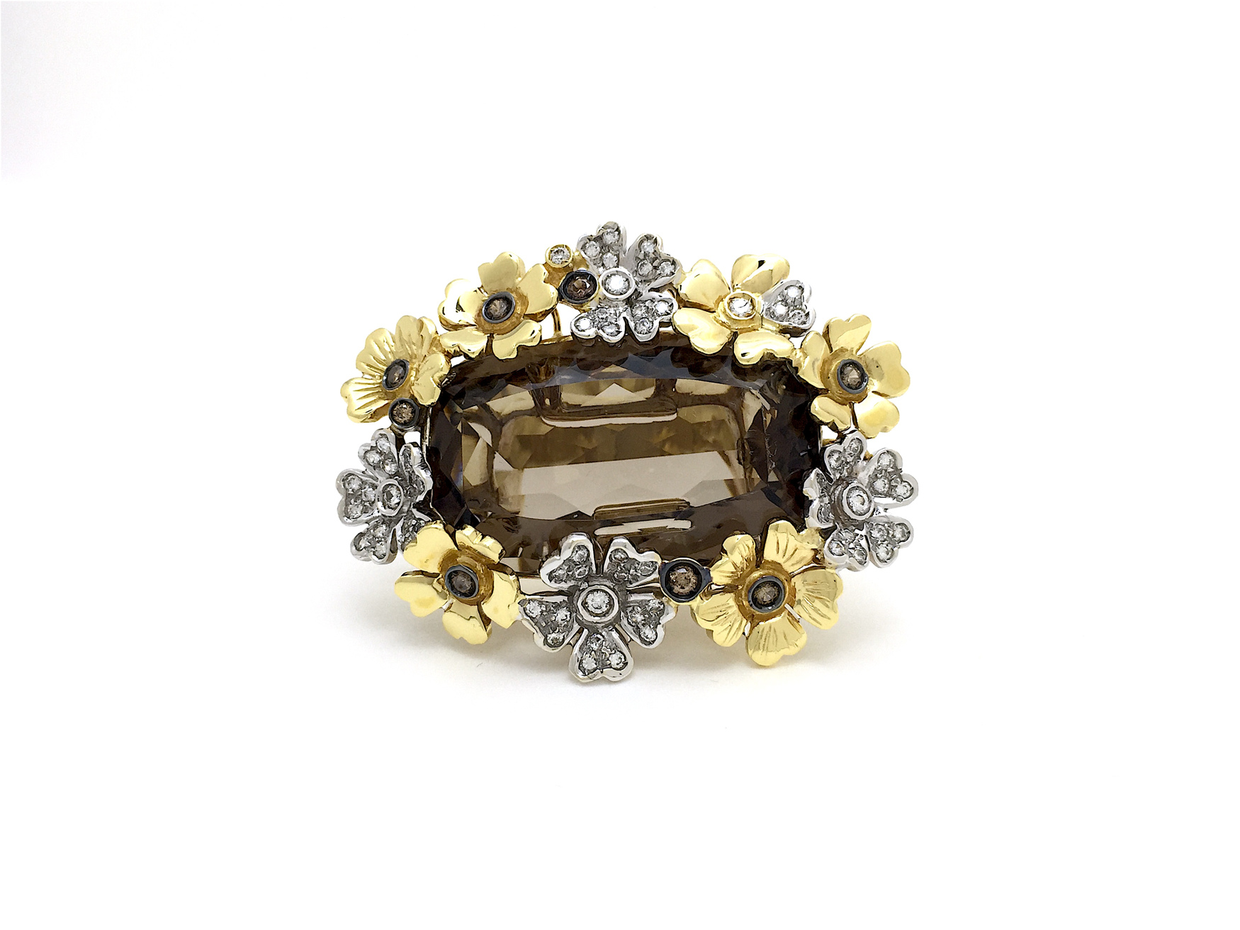 Sensi joyas jewellery Granada silver engagementSMOKY QUARTZ RING