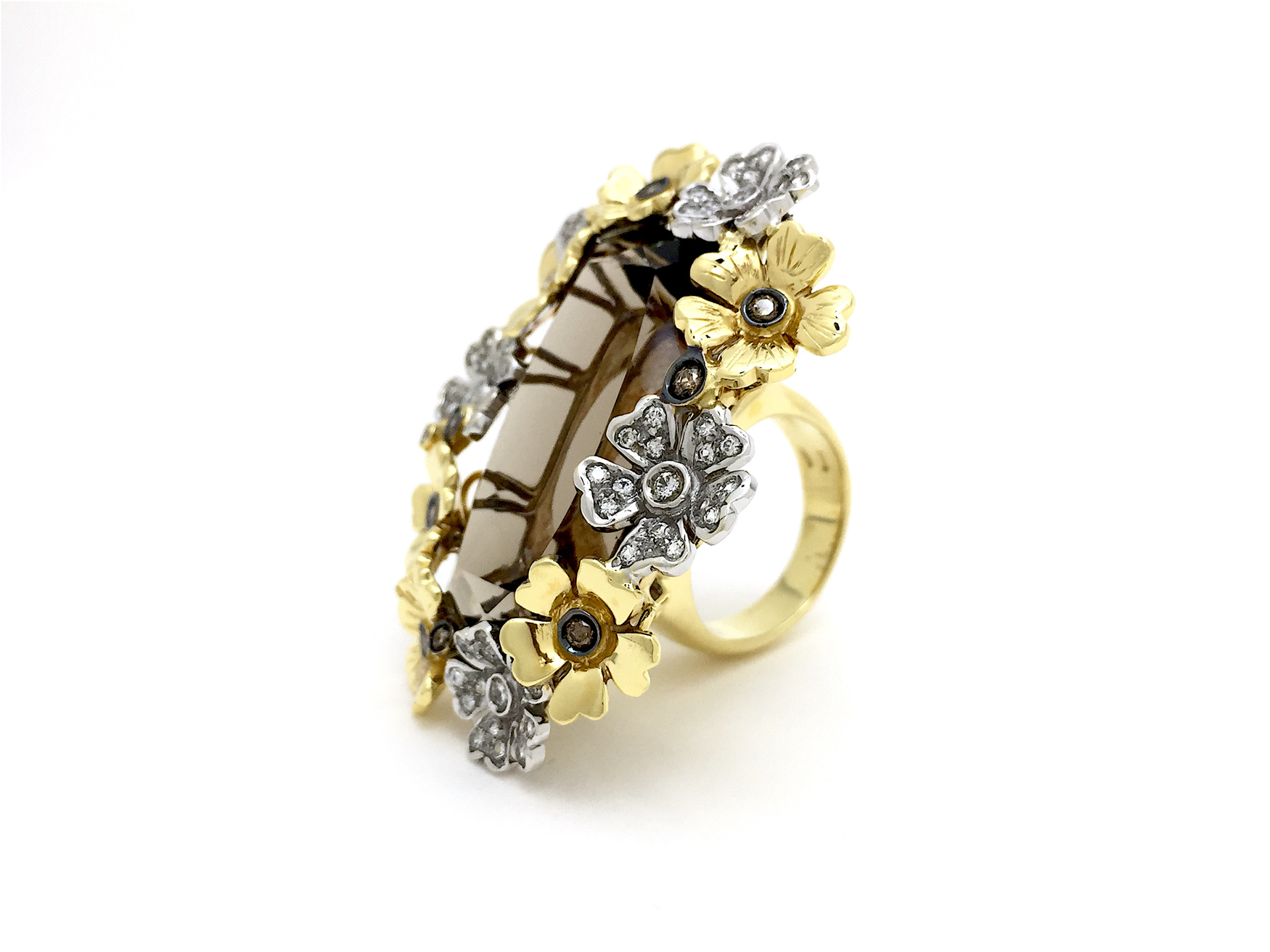 Sensi joyas high top jewellery Granada silver engagementYellow Gold