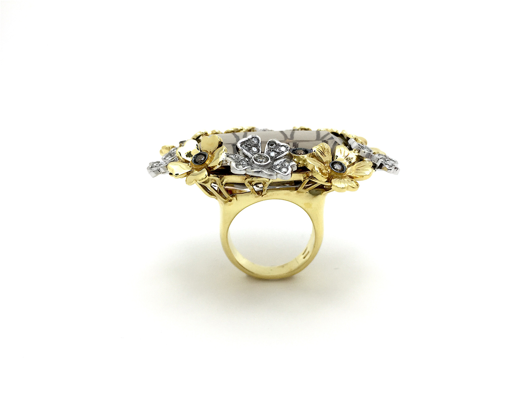 Sensi joyas high top jewellery Granada silver engagementYellow Gold
