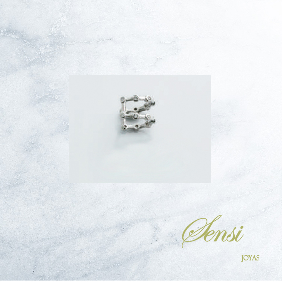 Sensi joyas jewellery Granada silver engagementCARTILAGE SILVER EARRING AND ZIRCONIA