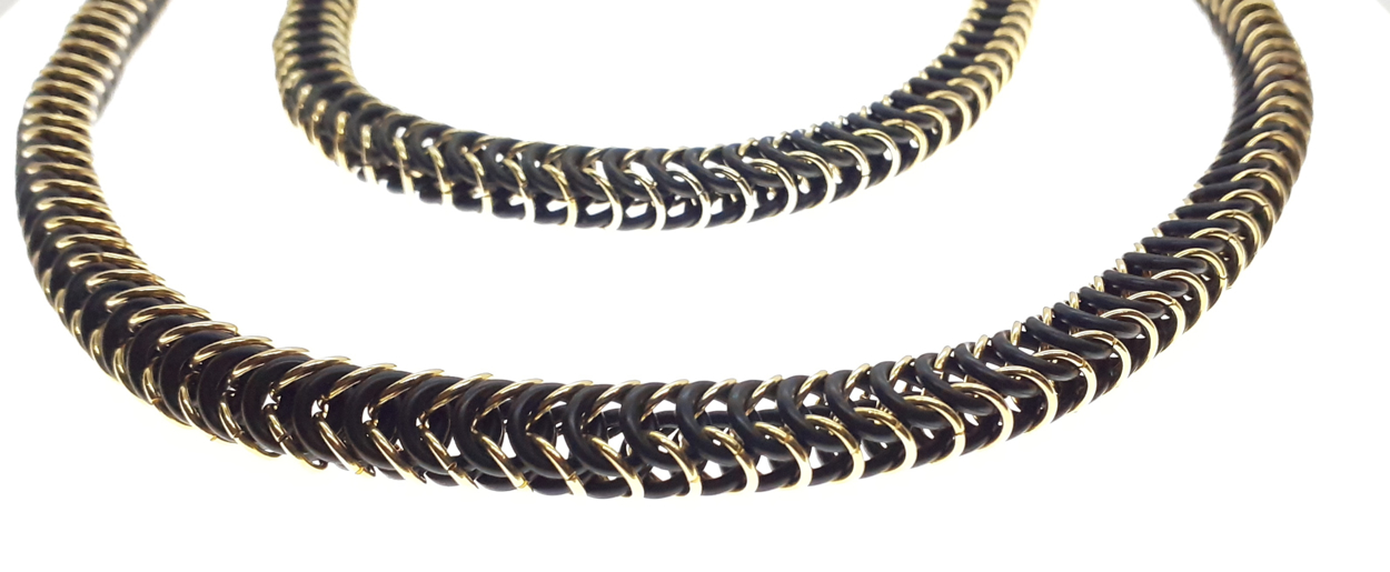 Sensi joyas alta joyería Granada plata compromiso Tubular necklace/simple ( 90 cm )