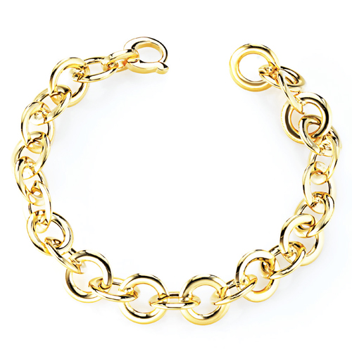 Sensi joyas jewellery Granada silver engagementSILVER BRACELET COVERED WITH  GOLD