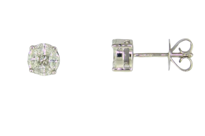 Sensi joyas jewellery Granada silver engagementDIAMONDS EARRINGS 