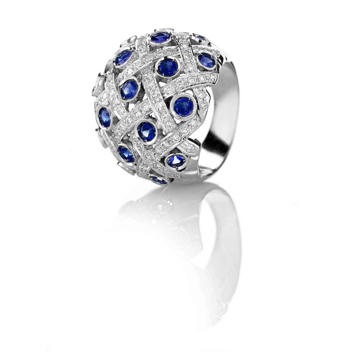 Sensi joyas high top jewellery Granada silver engagementWhite Gold