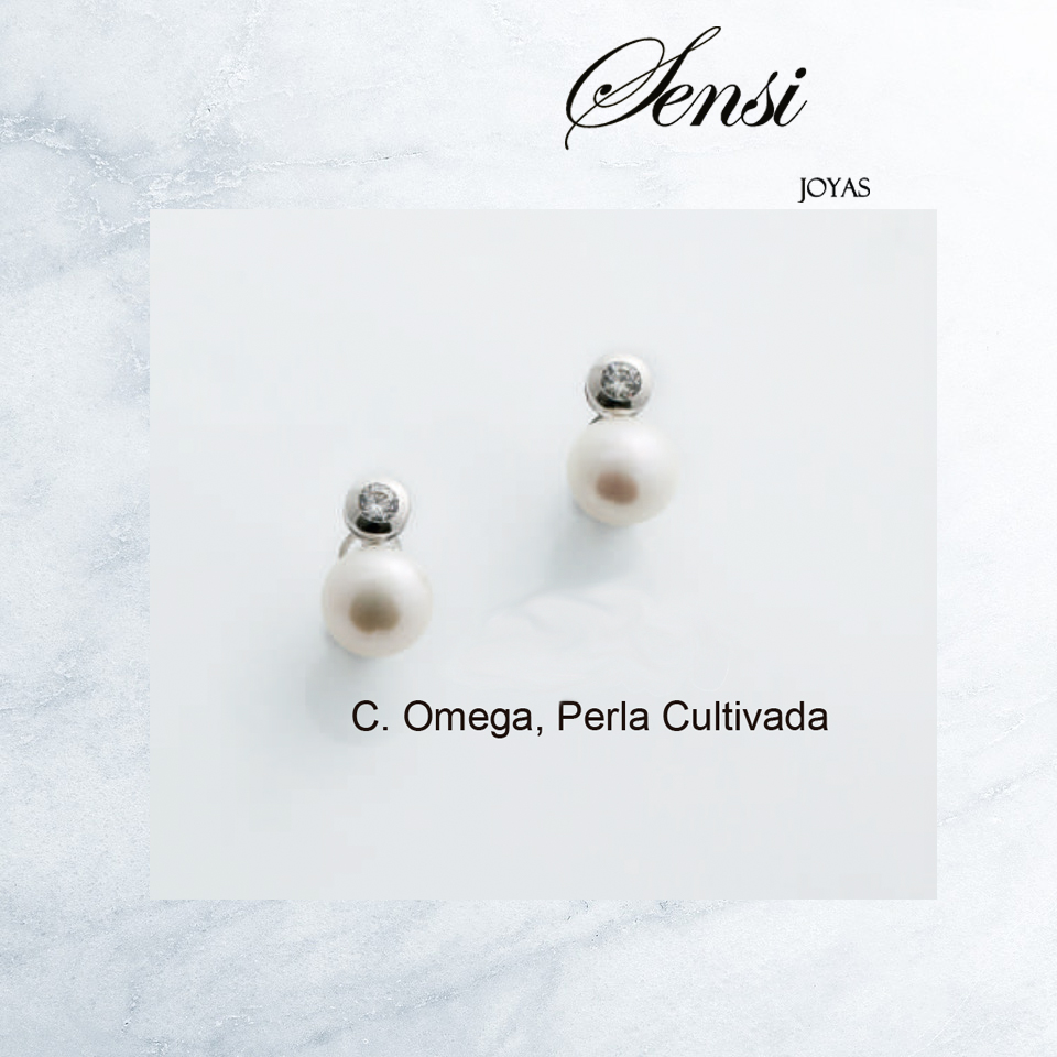 Sensi joyas jewellery Granada silver engagementGOLD AND PEARL , CIRCONITES   EARRINGS