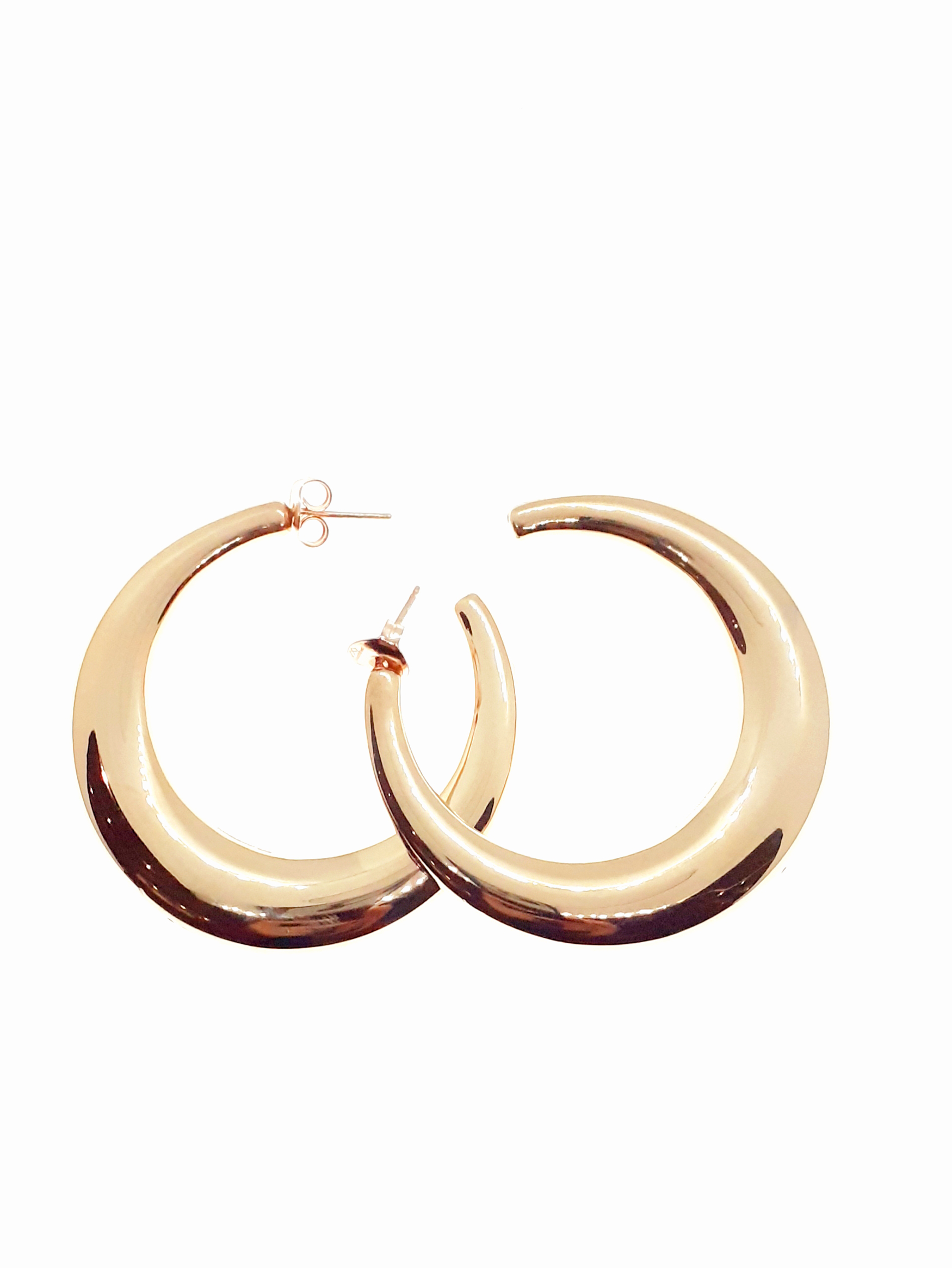 Sensi joyas jewellery Granada silver engagementSILVER EARRINGS COVERED  ROSE GOLD  